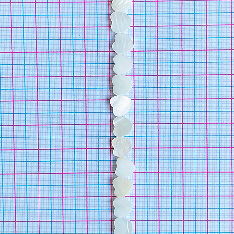 SEPARADOR ✦ CORAZÓN NÁCAR 8MM (ELIGE TU COLOR FAVORITO)
