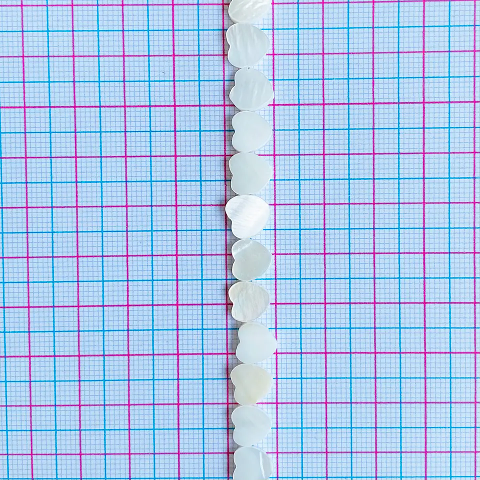 SEPARADOR ✦ CORAZÓN NÁCAR 8MM (ELIGE TU COLOR FAVORITO) 2