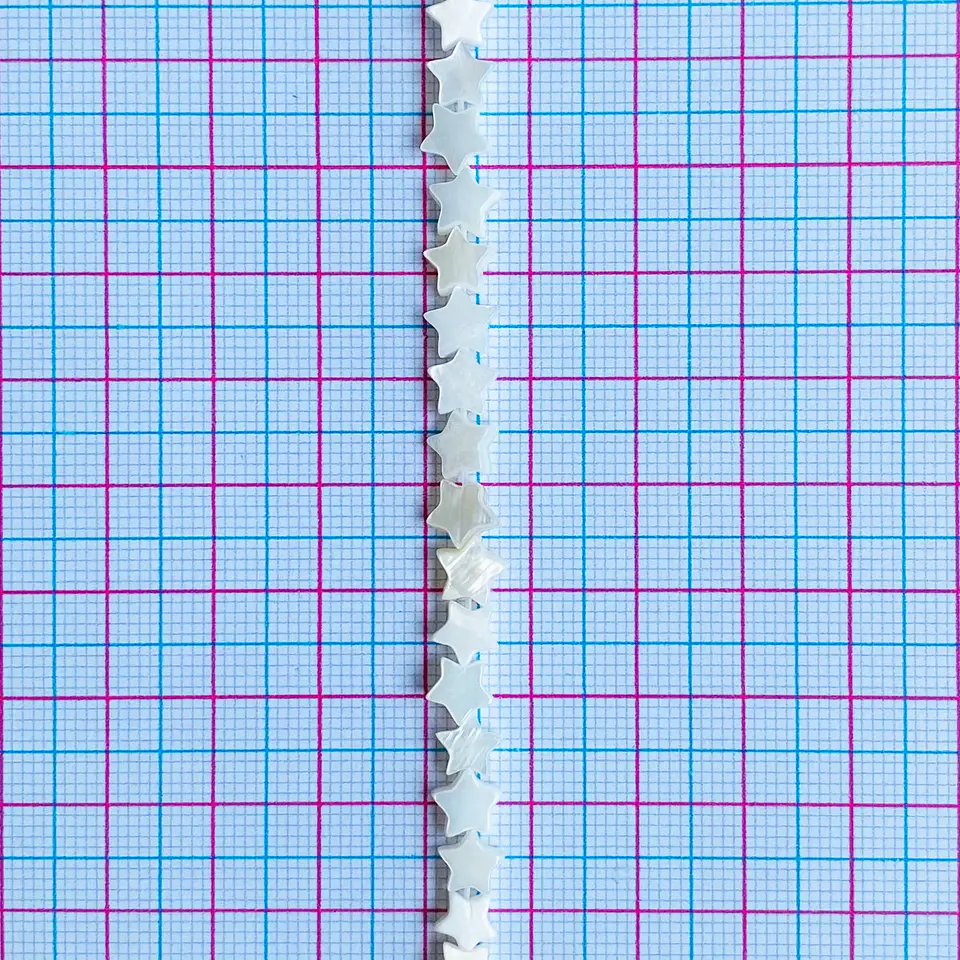 SEPARADOR ESTRELLA NÁCAR 6MM (ELIGE TU COLOR FAVORITO) 2