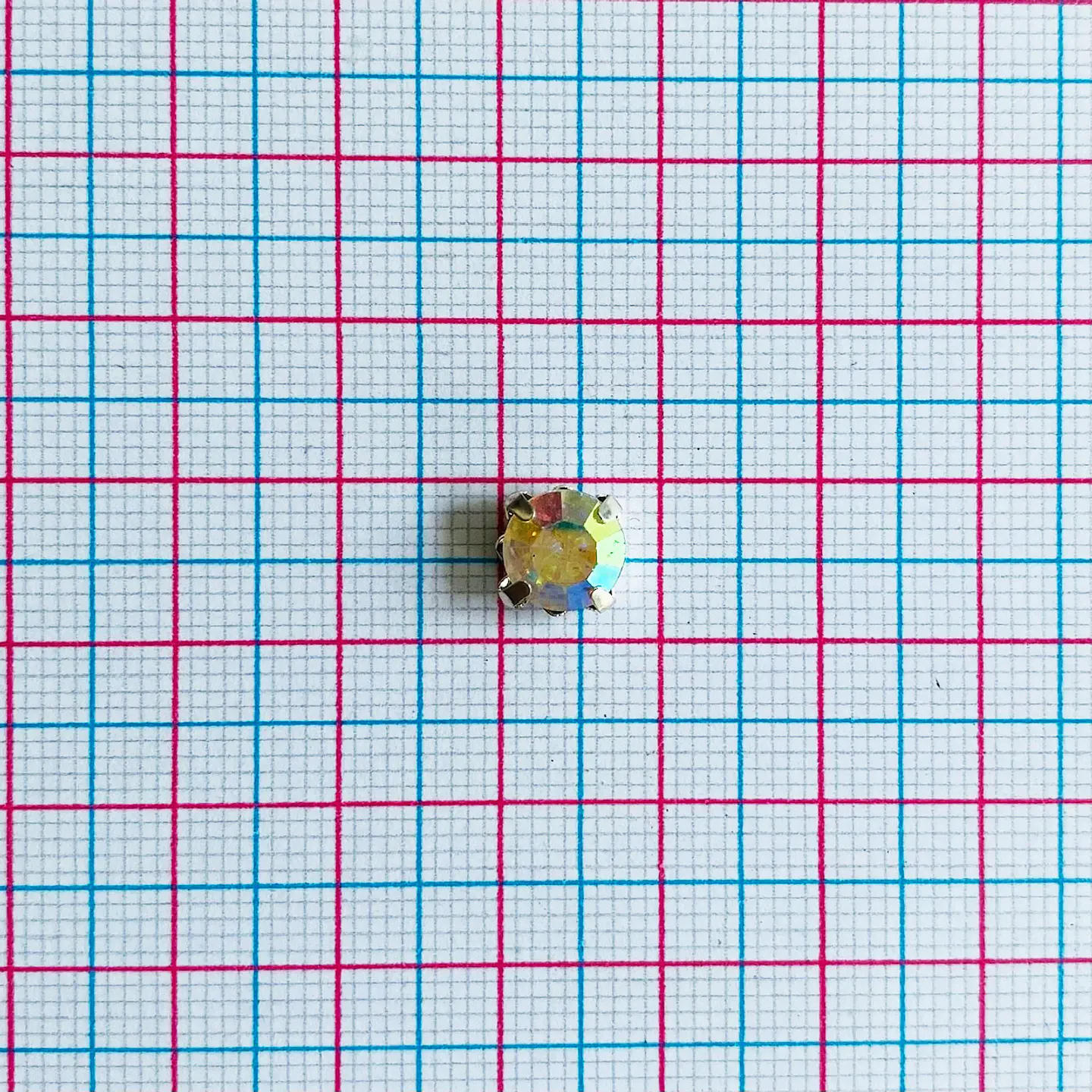 STRASS 8MM METÁLICO 2