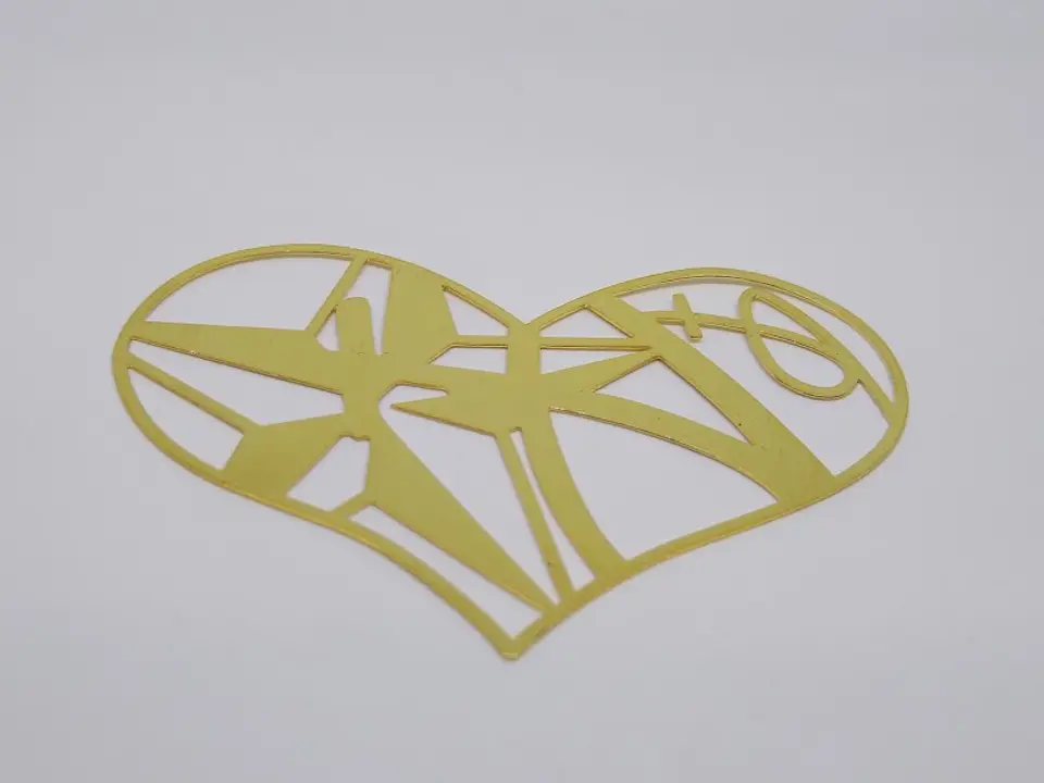 CORAZÓN BAÑO DE ORO T2672                                            1