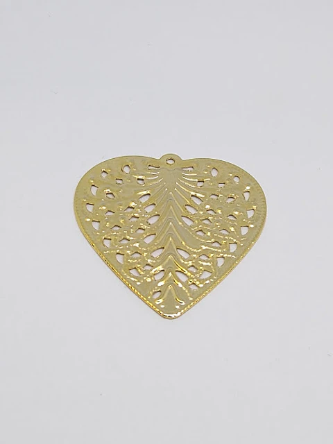 CORAZÓN BAÑO DE ORO T3300         