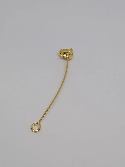 HERRAJE ARETE BAÑO DE ORO XS-2-4                                                    