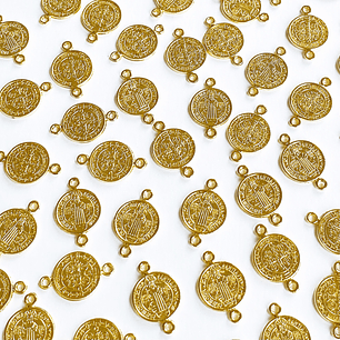 DIJE ✦ SAN BENITO BAÑO DE ORO