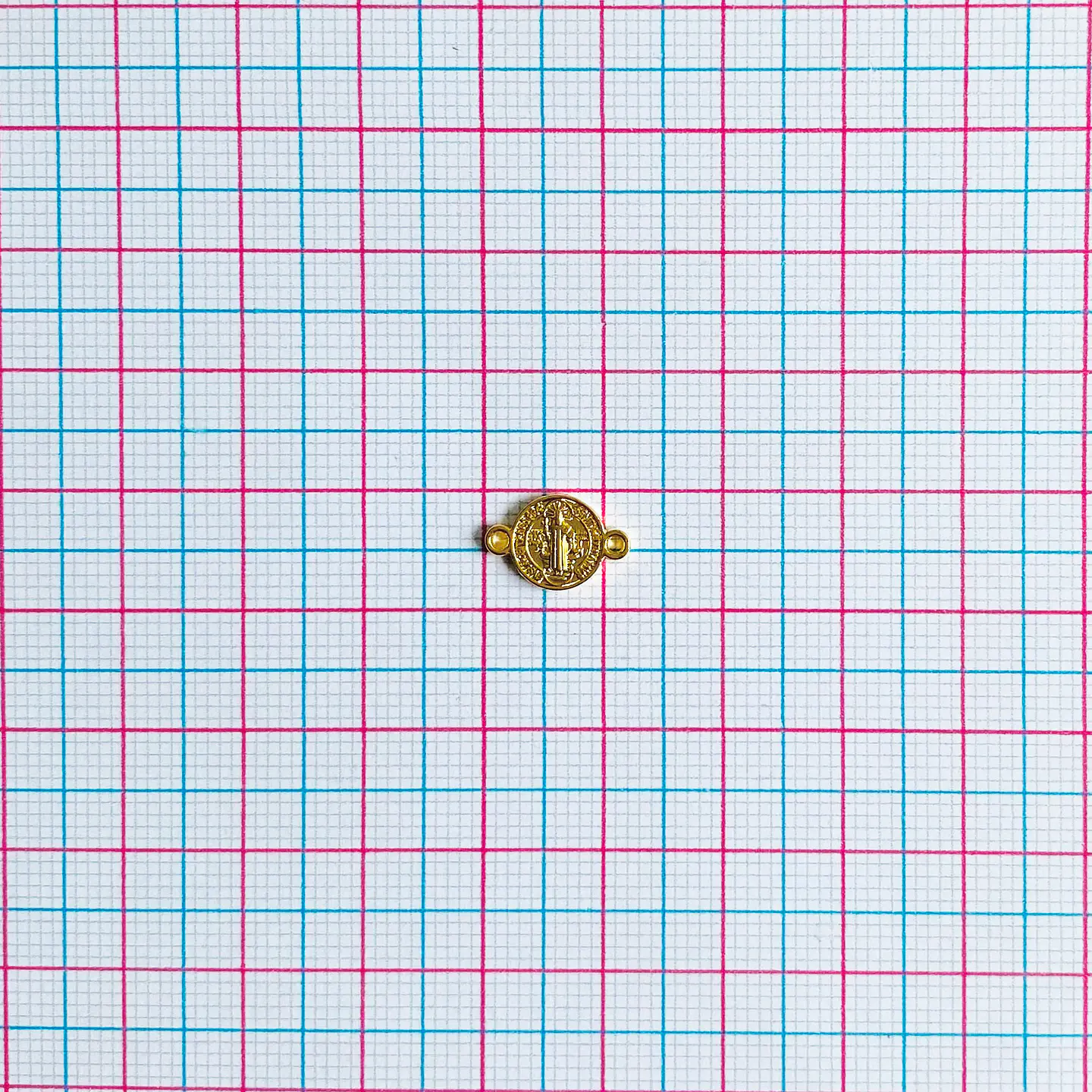DIJE ✦ SAN BENITO BAÑO DE ORO  2