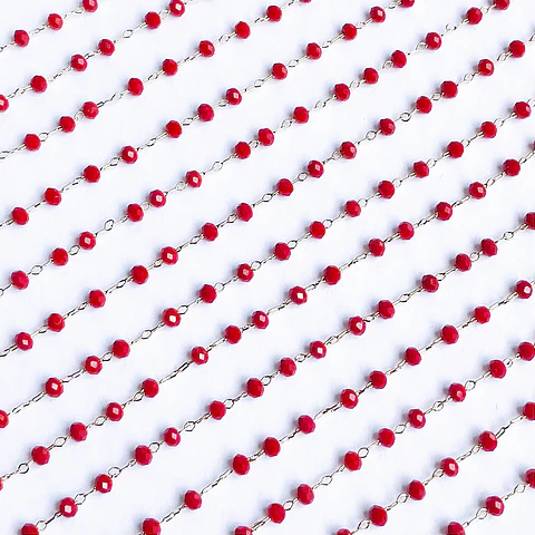 CADENA ✦ CRISTAL DONA 3MM RODIO