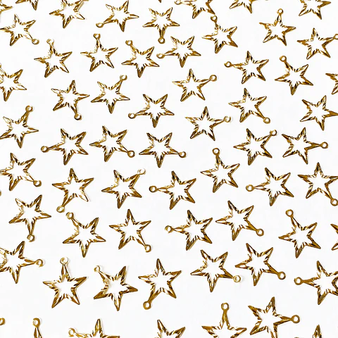 MINI DIJE ✦ ESTRELLA BAÑO DE ORO