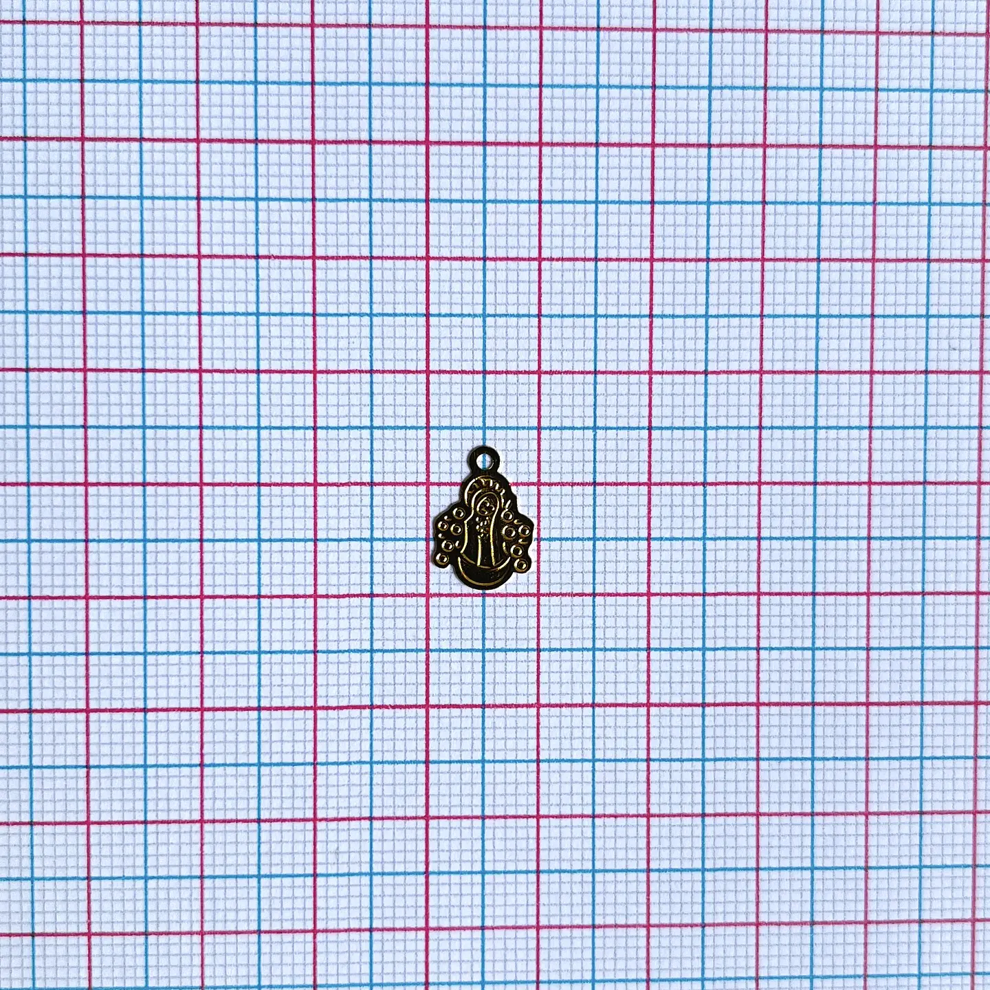 MINI DIJE ✦ VIRGEN DE GUADALUPE BAÑO DE ORO                 2