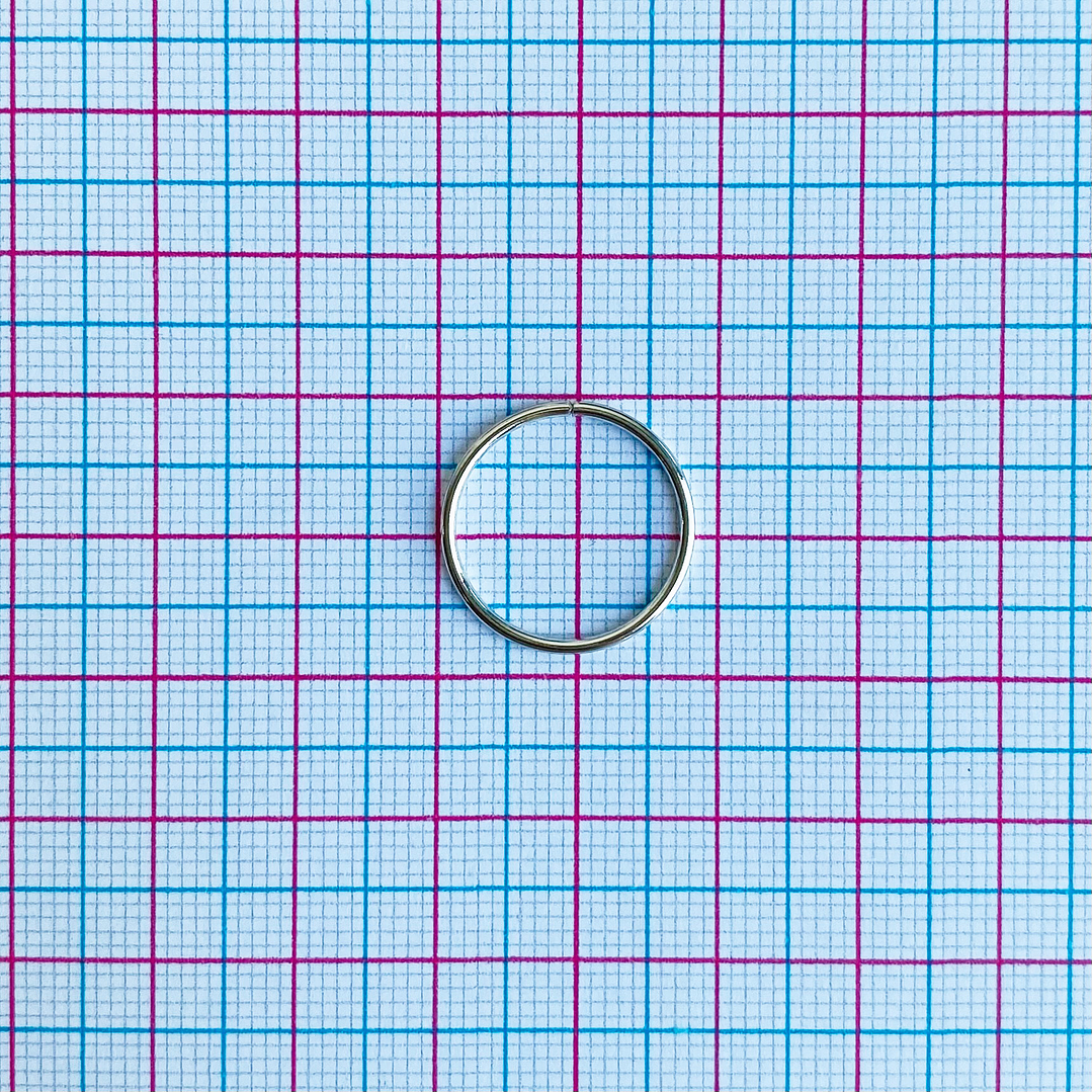 HERRAJE ✦ ARGOLLA HIERRO 18MM 2