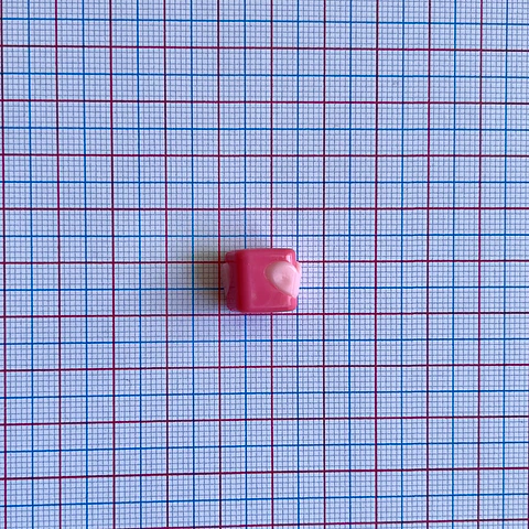 SEPARADOR ✦ CUBO CORAZÓN ACRÍLICO