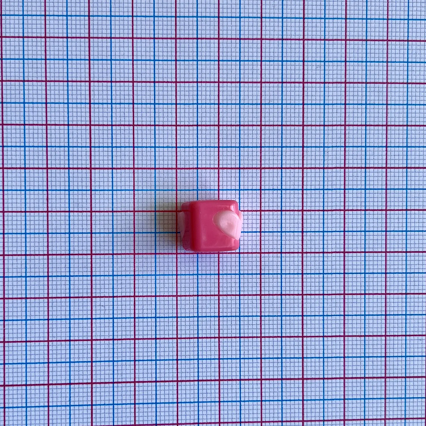 SEPARADOR ✦ CUBO CORAZÓN ACRÍLICO 2