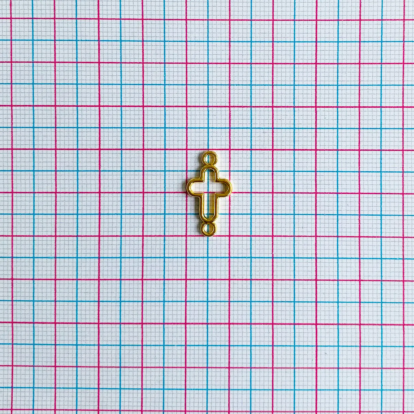 DIJE ✦ CRUZ BAÑO DE ORO 2