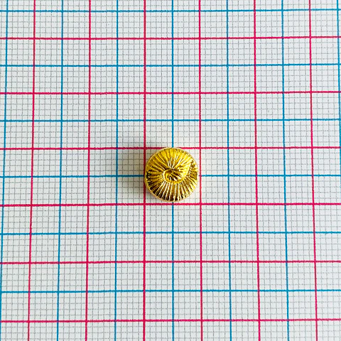SEPARADOR ✦ CARACOL BAÑO DE ORO