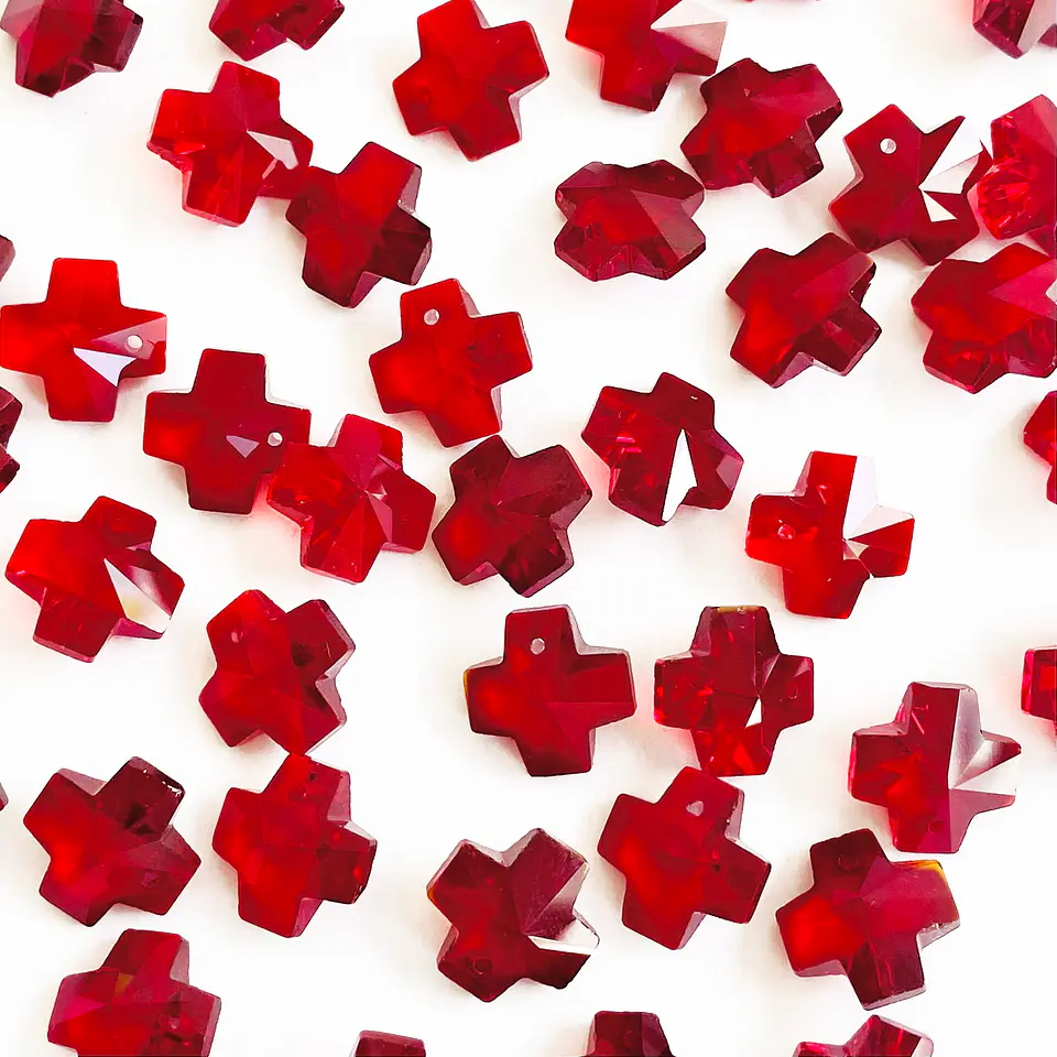 DIJE ✦ CRUZ CRISTAL (ELIGE TU COLOR FAVORITO) 1