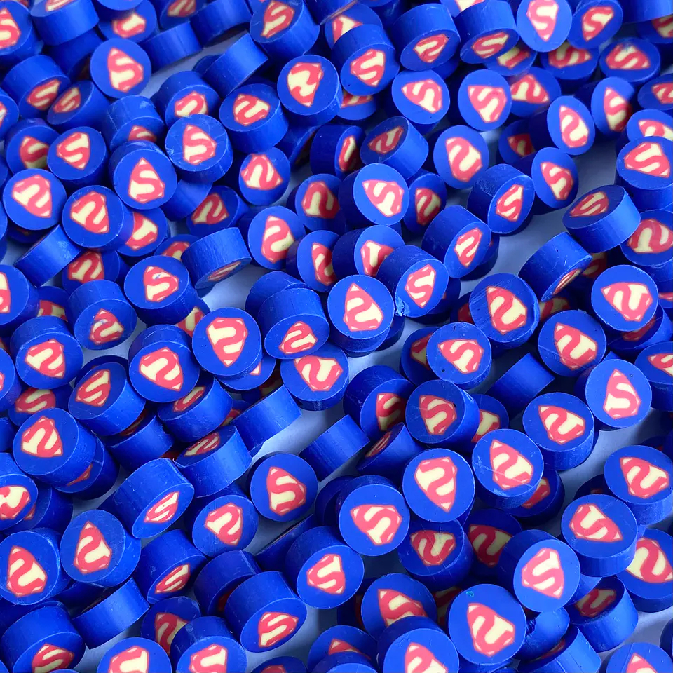 SEPARADOR ✦ SUPER MAN FIMO 1