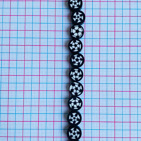 SEPARADOR ✦ BALÓN NEGRO FIMO
