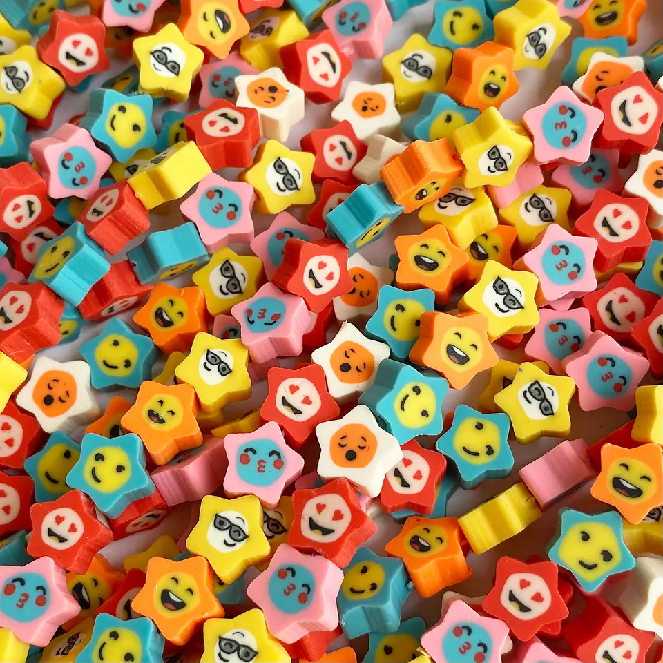 SEPARADOR ✦ ESTRELLAS FELICES FIMO 1