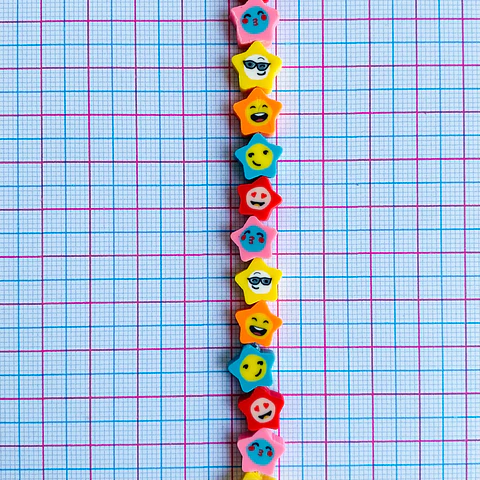 SEPARADOR ✦ ESTRELLAS FELICES FIMO