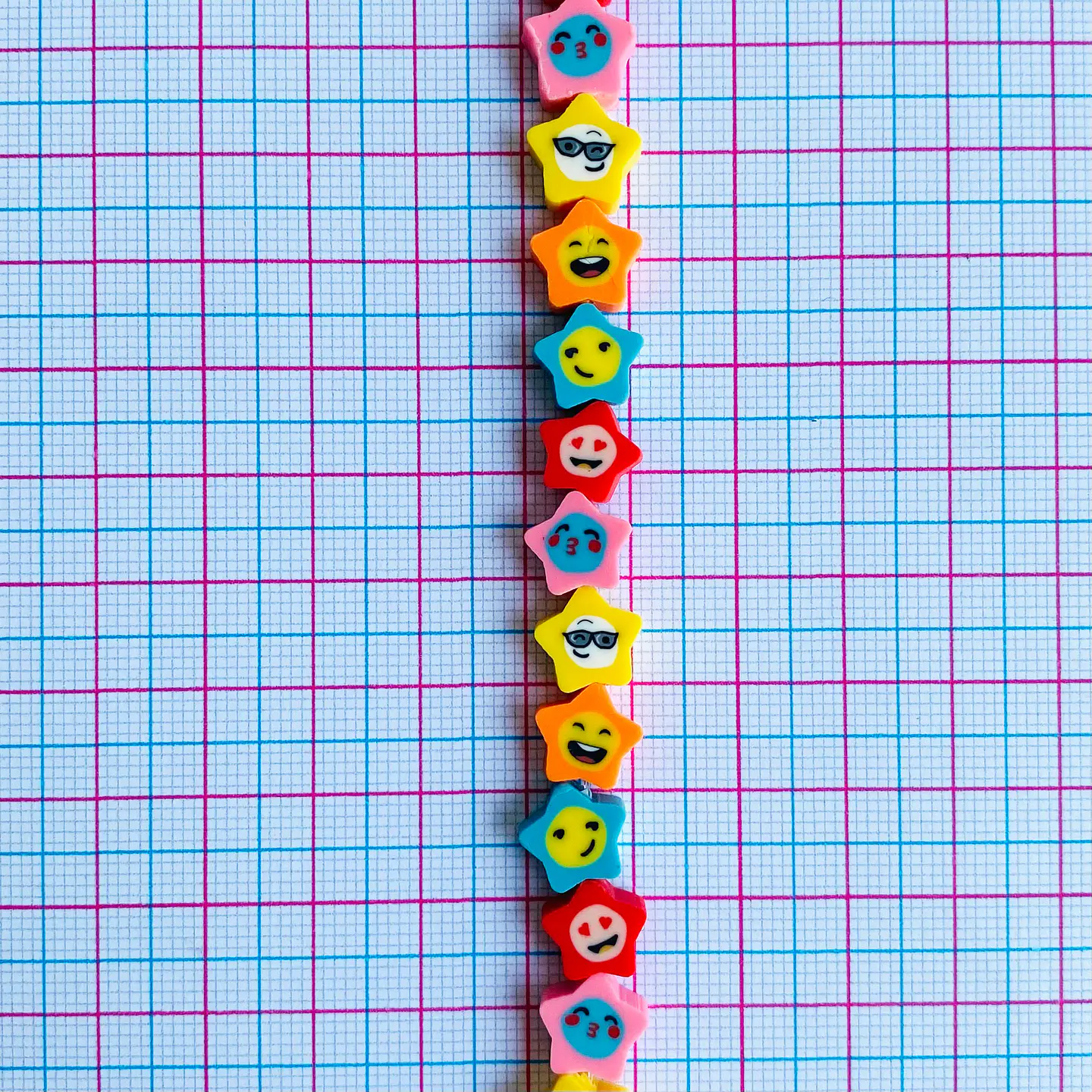 SEPARADOR ✦ ESTRELLAS FELICES FIMO 2