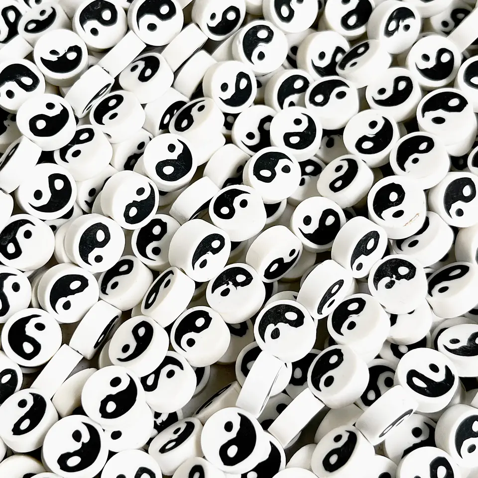 SEPARADOR ✦ YING YANG FIMO 1