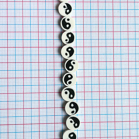 SEPARADOR ✦ YING YANG FIMO