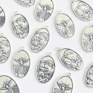 MEDALLA ✦ SAGRADA FAMILIA / ESPÍRITU SANTO ZAMAK 