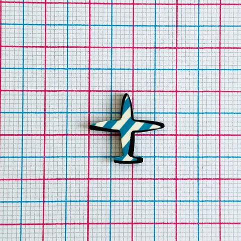 PIN ✦ AVIÓN ACRÍLICO
