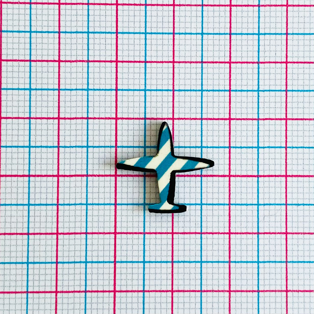 PIN ✦ AVIÓN ACRÍLICO 2
