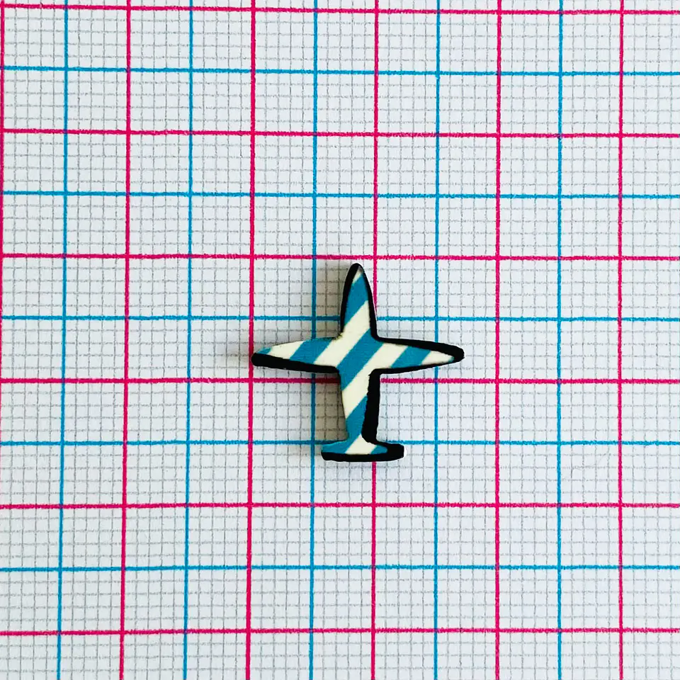 PIN ✦ AVIÓN ACRÍLICO 2