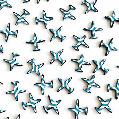 PIN ✦ AVIÓN ACRÍLICO