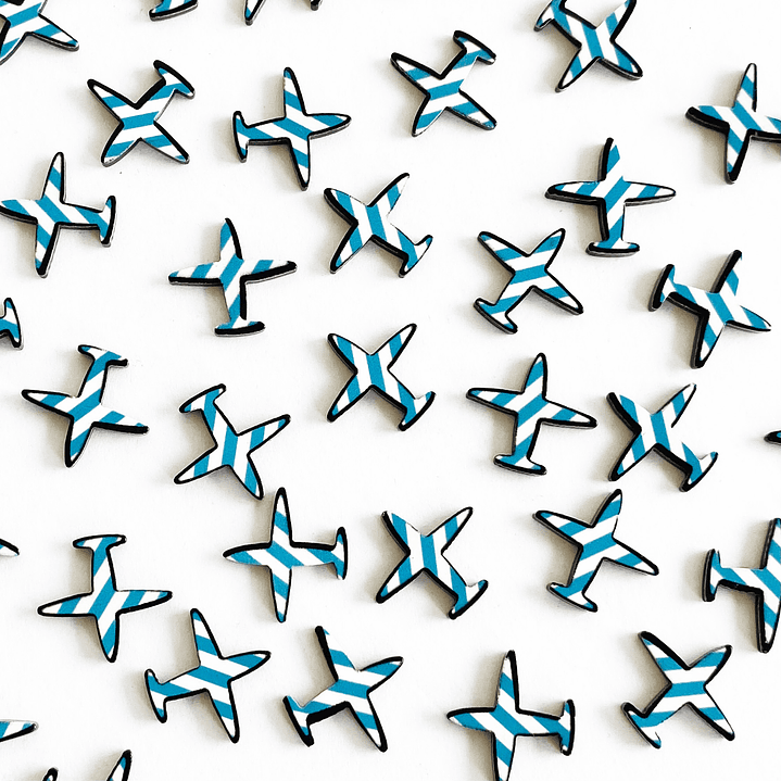 PIN ✦ AVIÓN ACRÍLICO 1