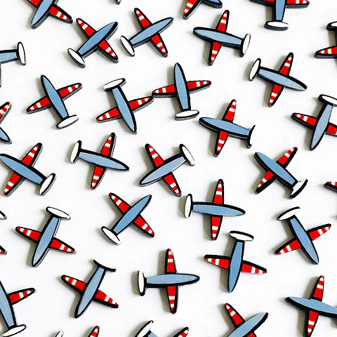 PIN ✦ AVIÓN ACRÍLICO