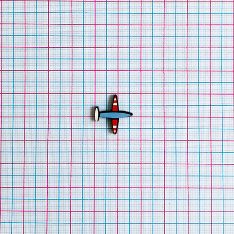 PIN ✦ AVIÓN ACRÍLICO