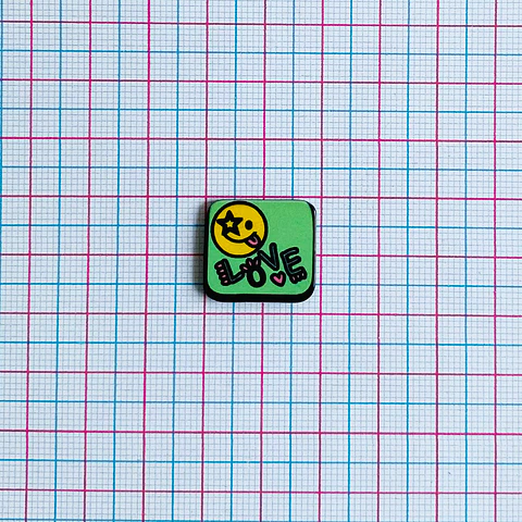 PIN ✦ PLACA LOVE ACRILICO
