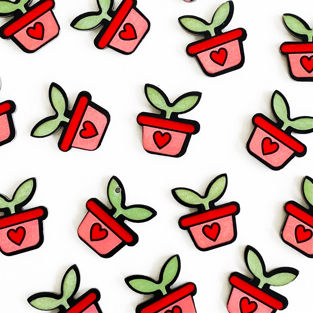 PIN ✦ MACETA ACRILICO 1