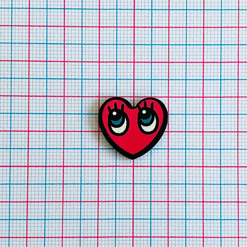 PIN ✦ CORAZÓN ACRILICO