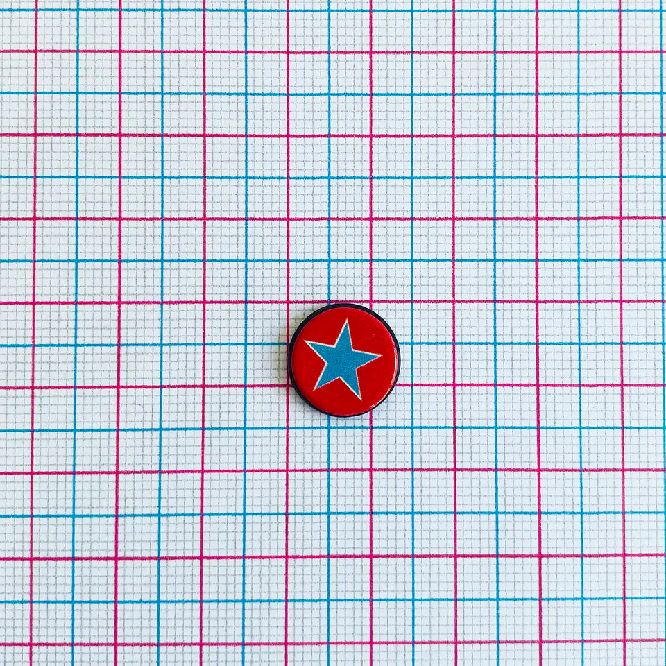PIN ✦ BALÓN ESTRELLA ACRILICO 2