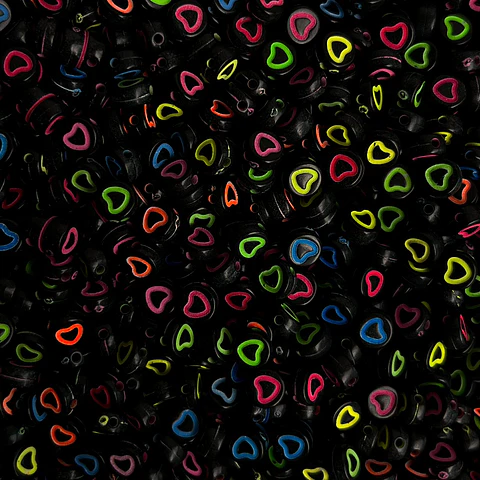ENSAMBLE PASTILLA CORAZÓN NEÓN DECS-CN