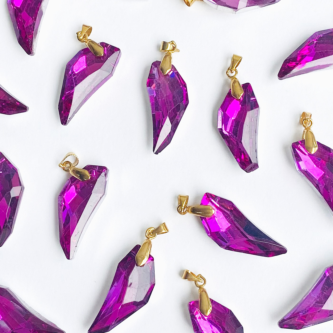 DIJE ✦ ALA IMITACIÓN SWAROSKY (ELIGE TU COLOR FAVORITO) 3