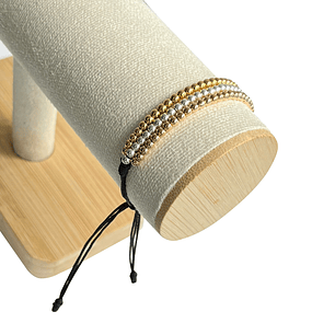 PULSERA ✦ TRIO BAÑO 3 OROS (ELIGE TU COLOR FAVORITO)