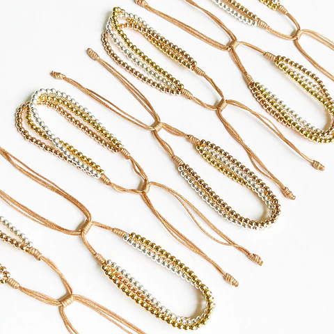 PULSERA ✦ TRIO BAÑO 3 OROS (ELIGE TU COLOR FAVORITO)