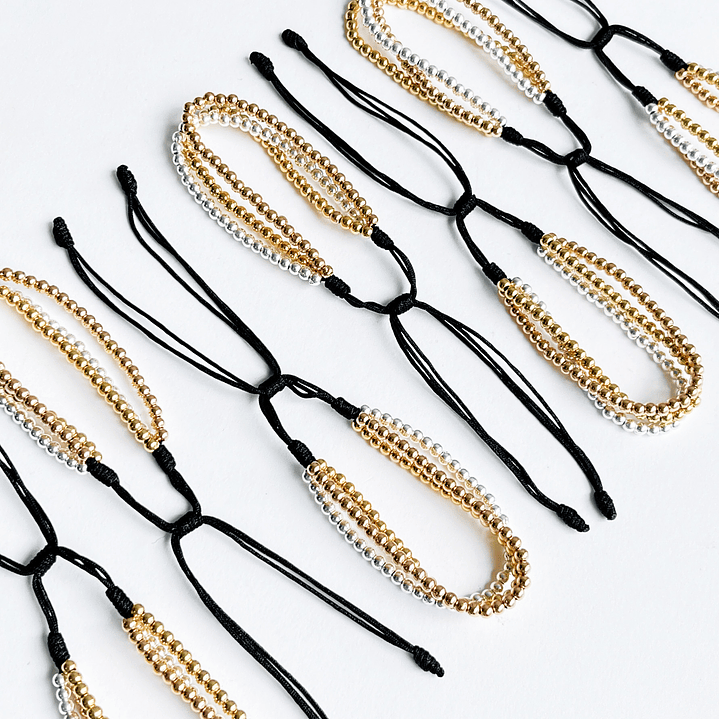 PULSERA ✦ TRIO BAÑO 3 OROS (ELIGE TU COLOR FAVORITO) 3