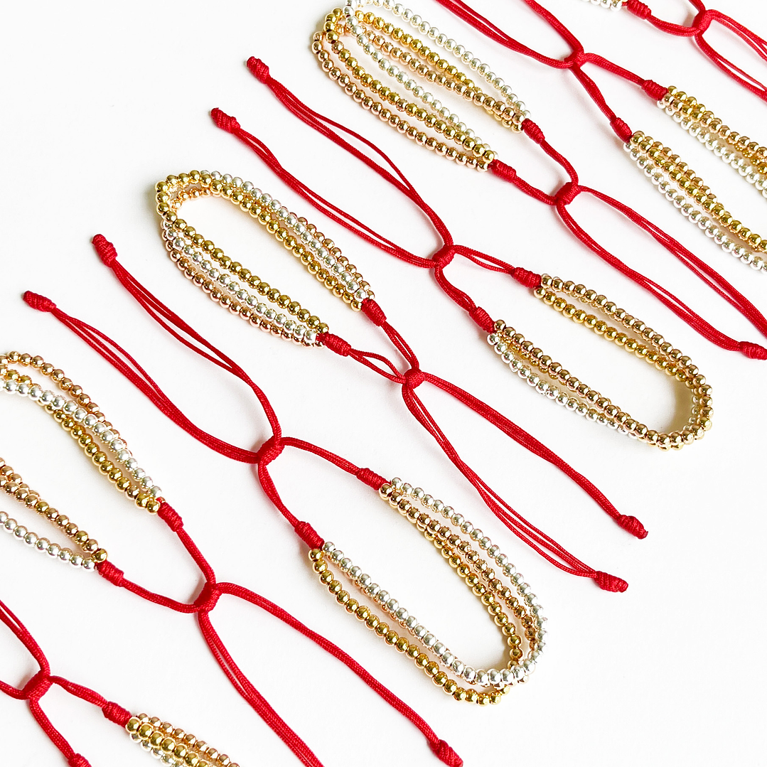 PULSERA ✦ TRIO BAÑO 3 OROS (ELIGE TU COLOR FAVORITO) 4