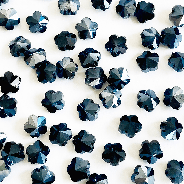 DIJE ✦ FLOR IMITACIÓN SWAROSKY 10MM 5