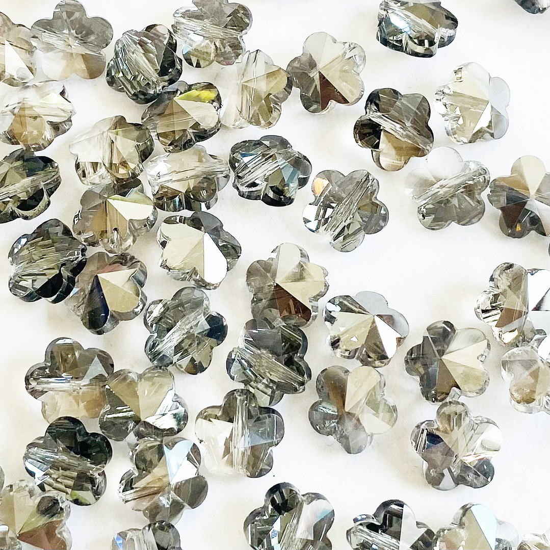 DIJE ✦ FLOR IMITACIÓN SWAROSKY 10MM 6