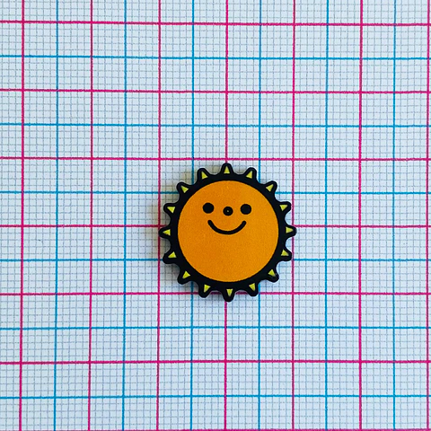 PIN ✦ SOL ANIMADO ACRÍLICO
