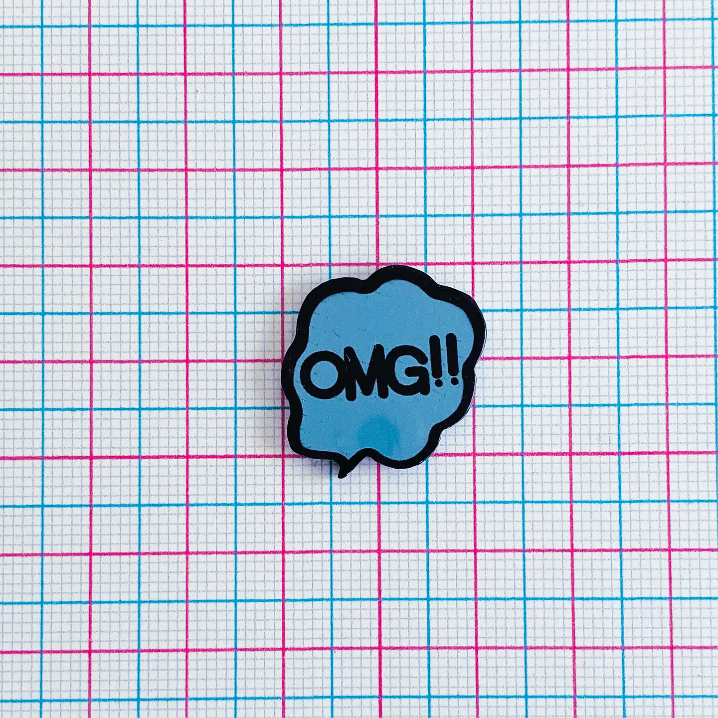PIN ✦ BURBUJA OMG ACRILICO 2