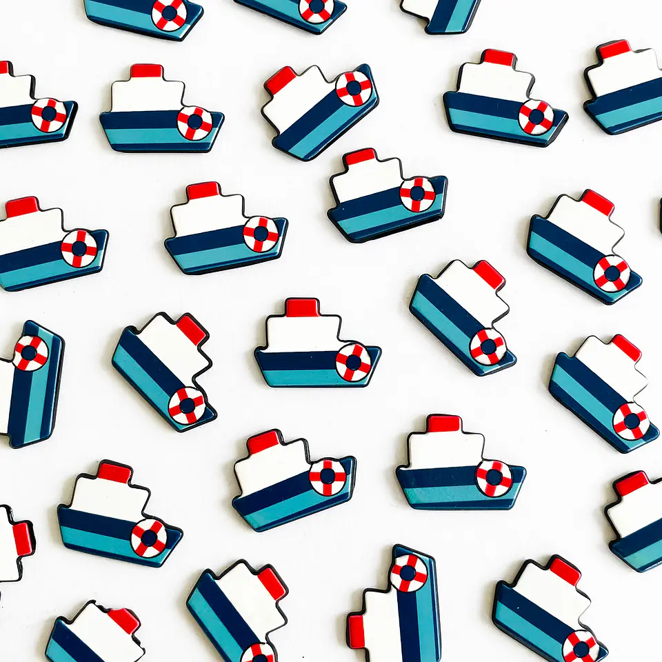 PIN ✦ BARCO ACRÍLICO 1