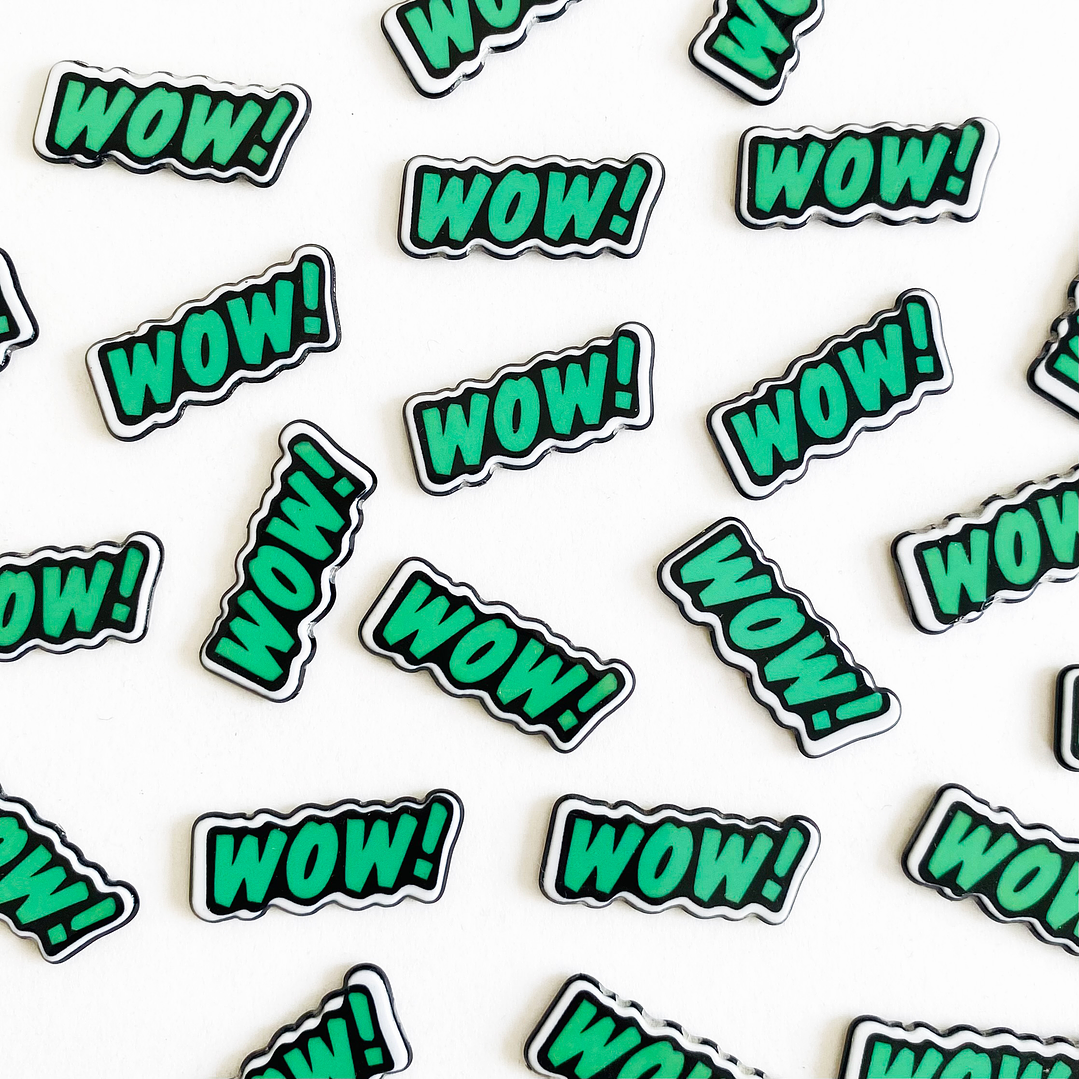 PIN ✦ WOW ACRÍLICO 1