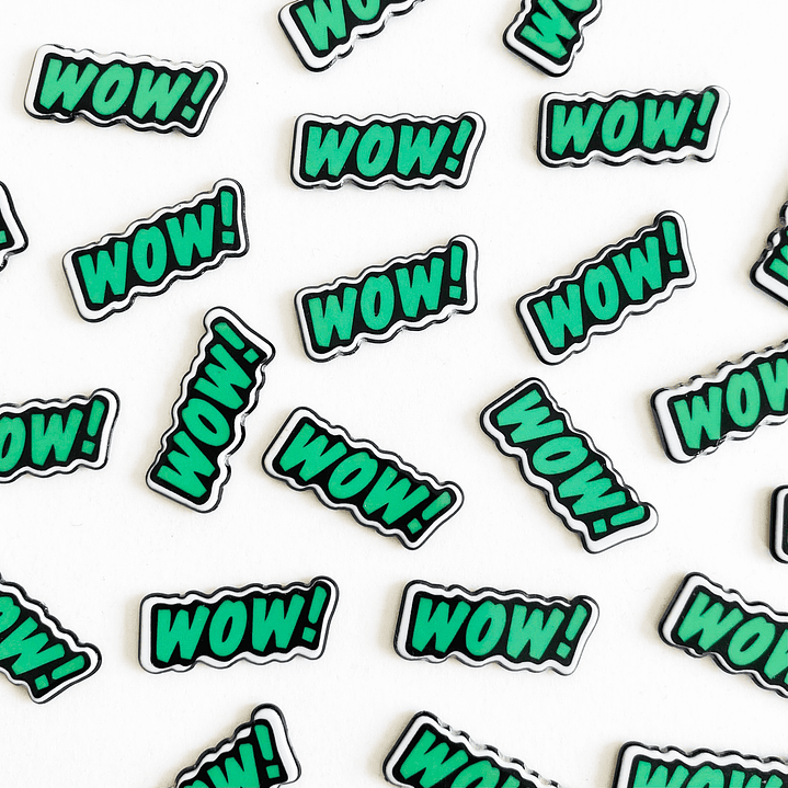 PIN ✦ WOW ACRÍLICO 1